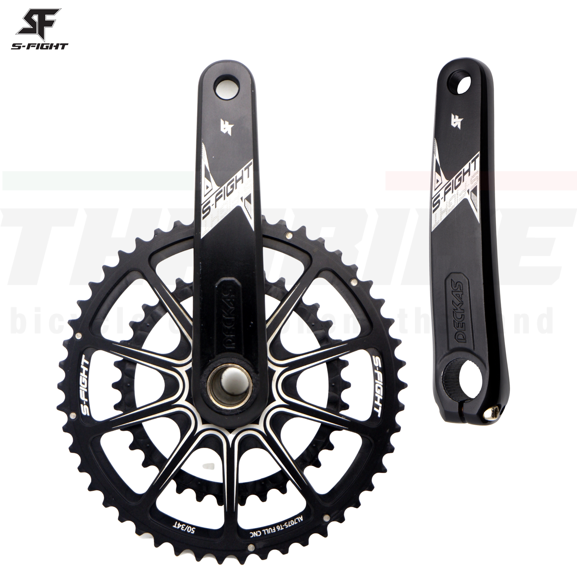 ชุดขาจานหน้าจักรยาน DIRECT S-FIGHT 11Sp. 50/34T 53/39T ยาว 170