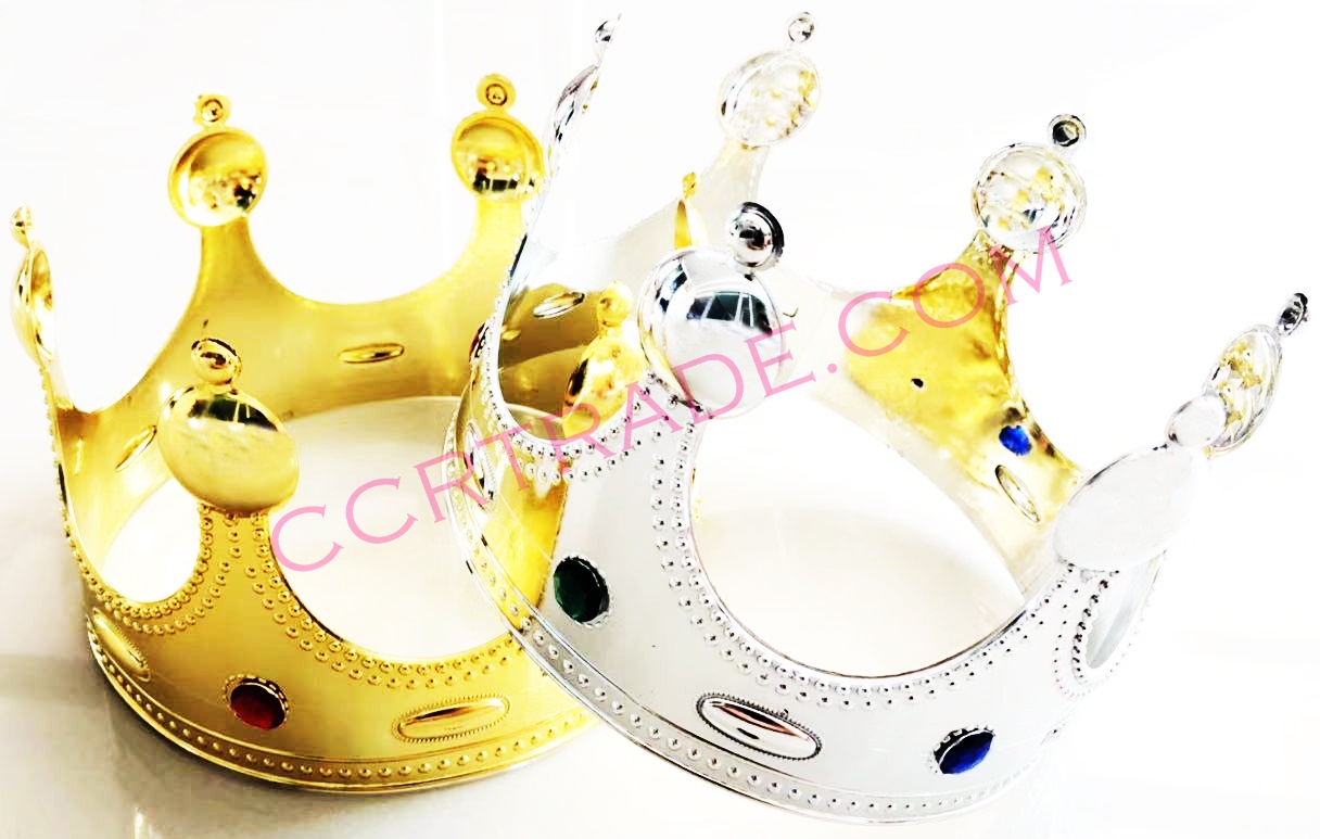 มงกุฎเจ้าชาย คละสีเงินทอง (Free size)