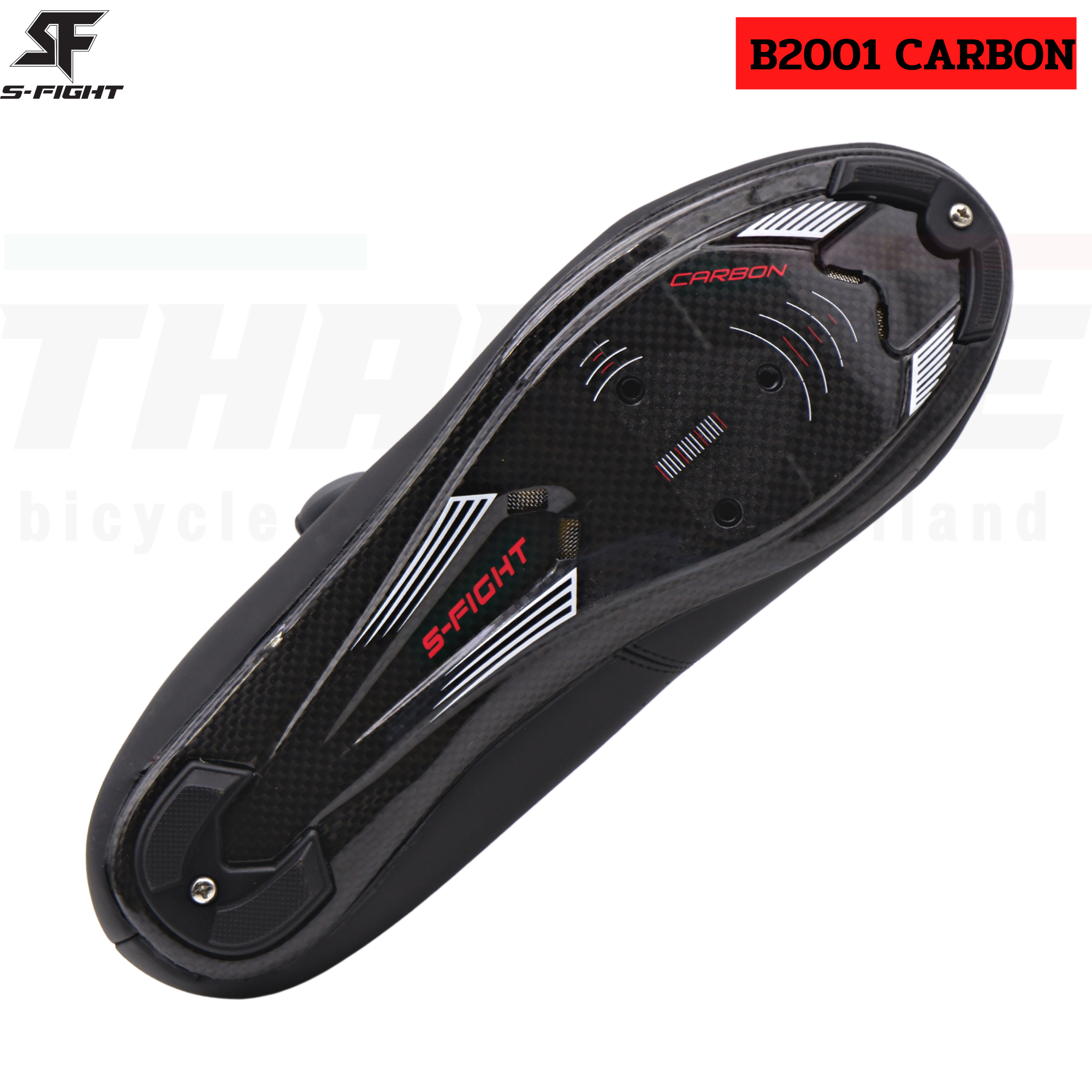 รองเท้าปั่นจักรยาน S-Fight รุ่น B2001 CARBON พื้นคาร์บอน