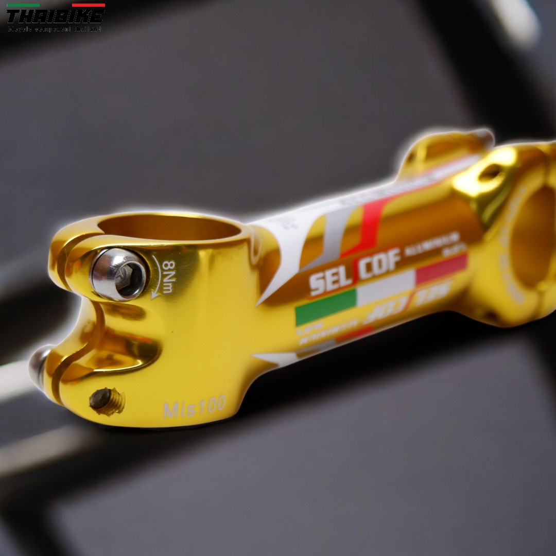 สเต็มจักรยานอลูมิเนียม +-10 ขนาดคอ 25.4/31.8 SELCOF KA052 KA053 3D FORGE