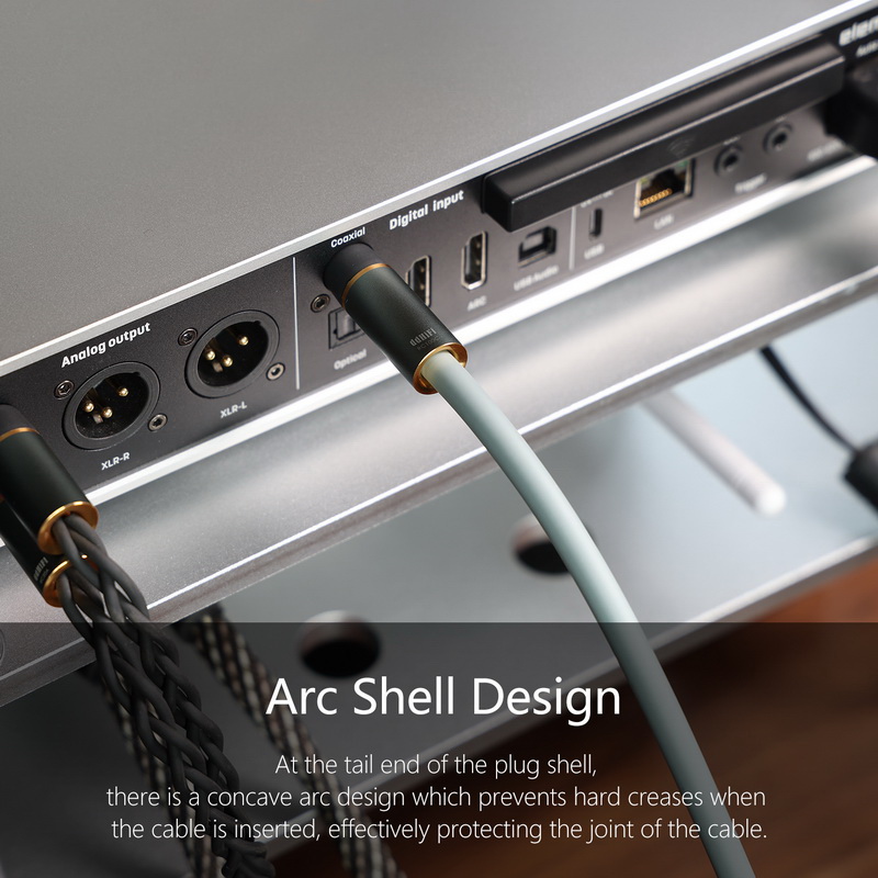 DD RC100C สาย Coaxial สายสัญญาณเสียงเกรดพรีเมี่ยม