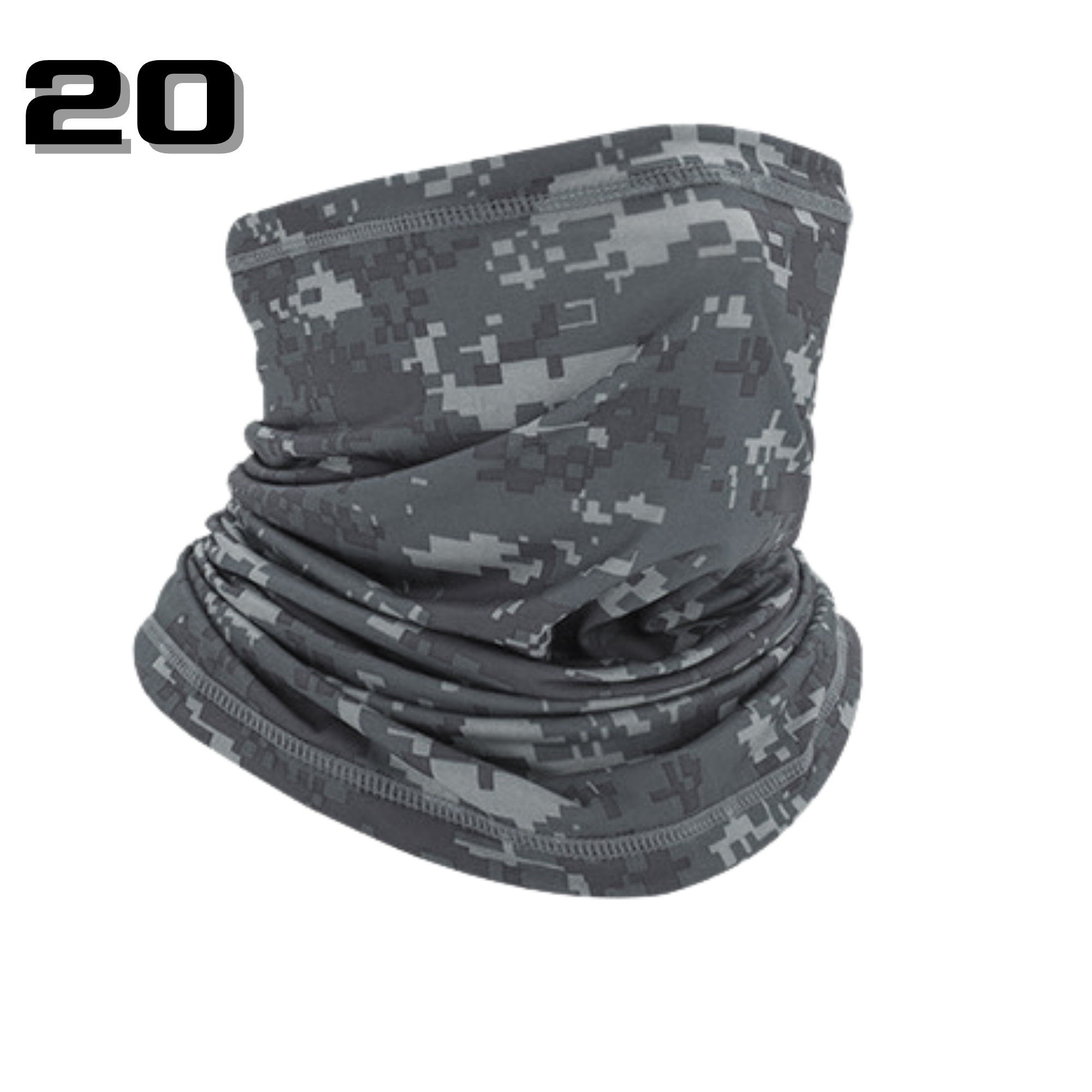 ปั่นจักรยาน ตกปลารุ่นเย็บขอบ ผ้าคลุมหัวทั้งใบ ผ้าบัฟแบบลาย กันแดด กันฝุ่น เช็ดเหงื่อ ผ้ากันเหงื่อ ลายสวย ลายพราง