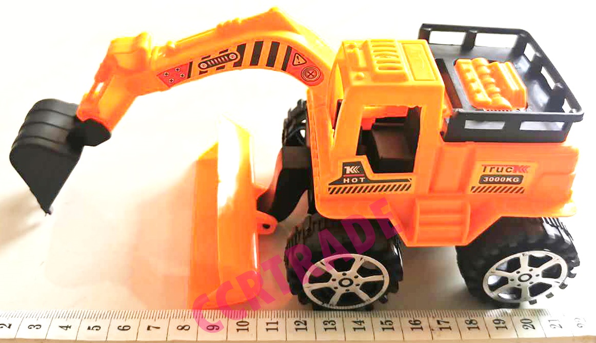 รถตักแม็คโคร 2 หัว มีลาน 21 ซม.