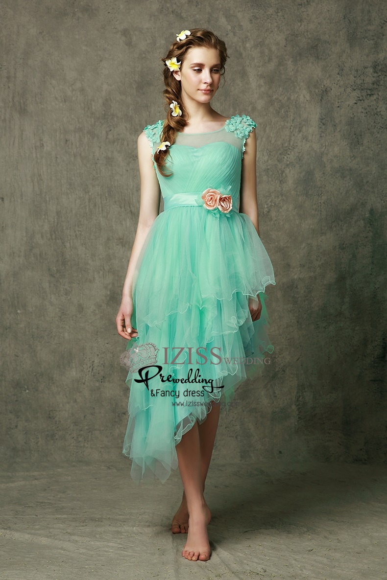 ฺBM0104 - พรีออเดอร์ ชุดเพื่อนเจ้าสาวราตรียาวสีเขียวมินท์