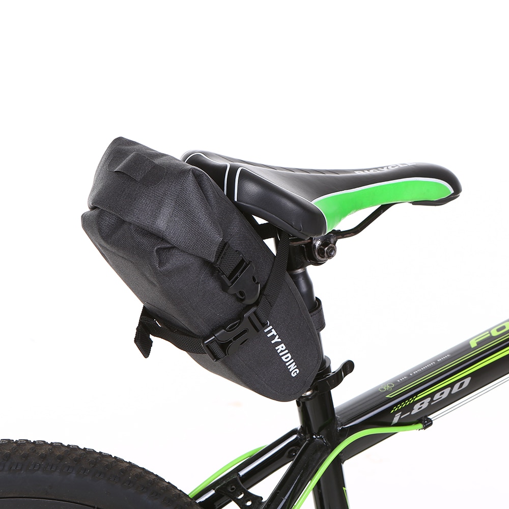 กระเป๋าใต้อานจักรยานกันน้ำผ้าแคนวาส FREE RIDING 1.5L Bike Saddle Bag Cycling Seat Post Bag