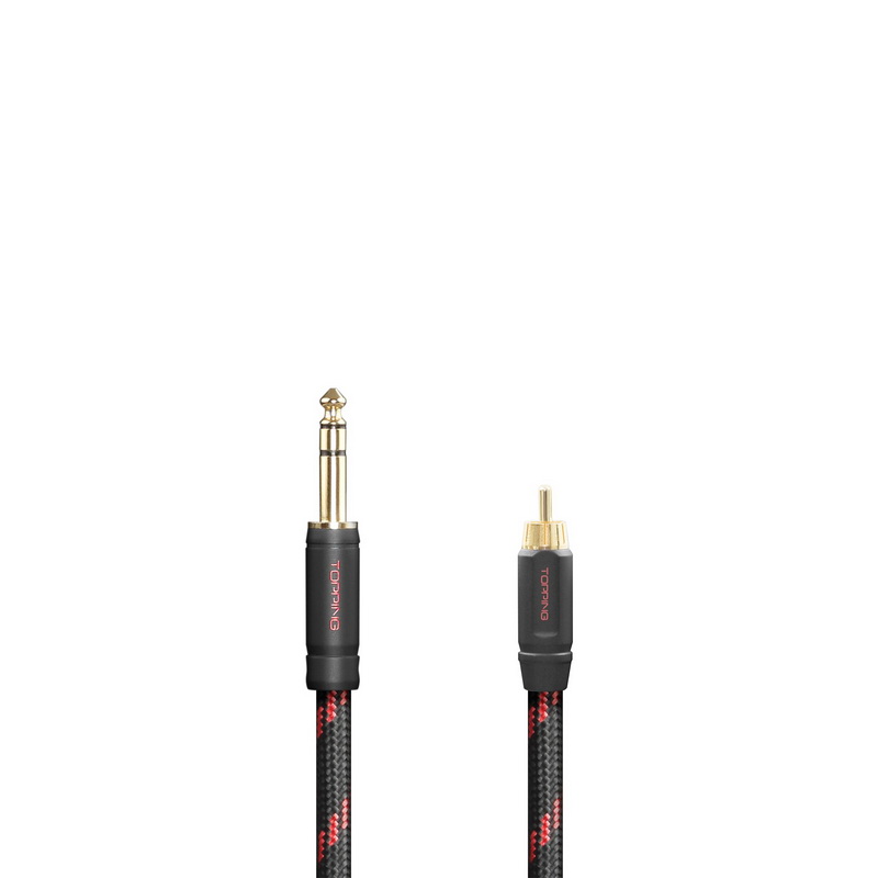 Topping TCRT1 สาย RCA เป็น 6.35 Balanced สำหรับเครื่องเสียง