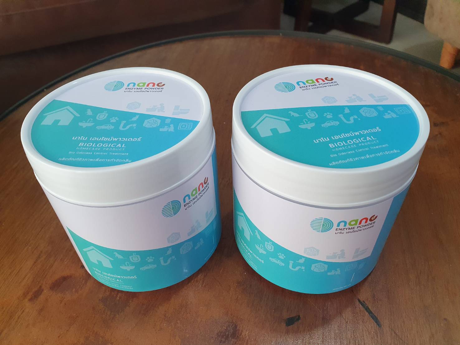 นาโน เอนไซม์พาวเดอร์ ขนาด 100 กรัม (Nano Enzyme Powder 100g) ผลิตภัณฑ์กำจัดกลิ่นเหม็นในบ้าน ในรูปแบบผงใช้ในครัวเรือน