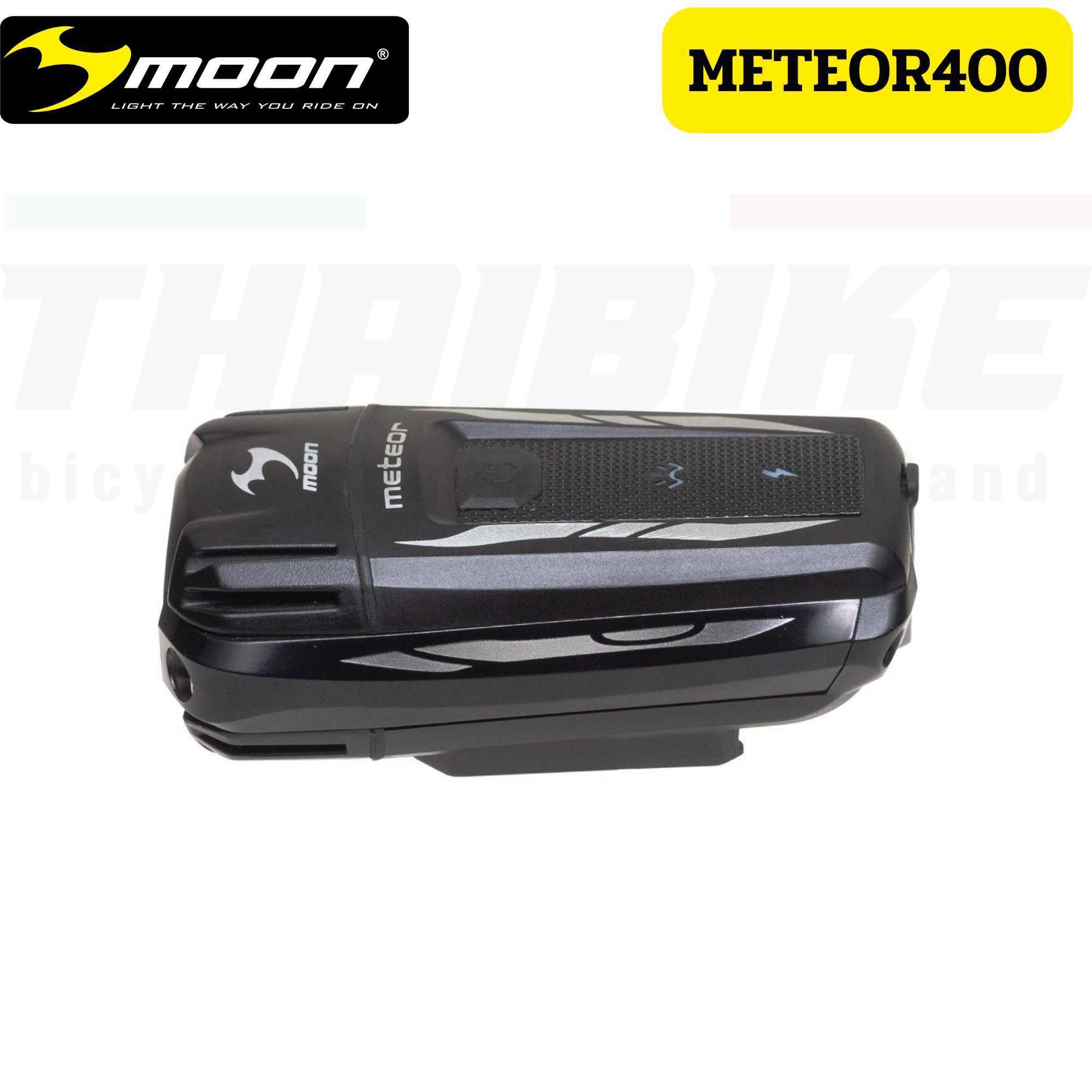 ไฟหน้าจักรยาน MOON METEOR 400 lumens ไฟท้าย MOON COMET X