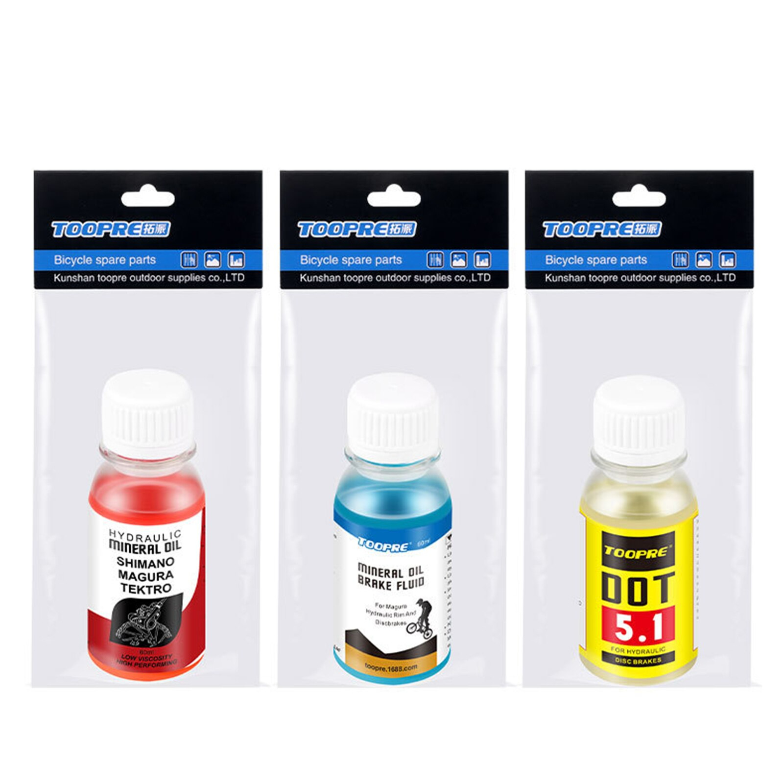 น้ำมันเบรคจักรยาน TOOPRE FOR SHIMANO Mineral Oil MAGURA DOT5.1 ขนาด 60ml