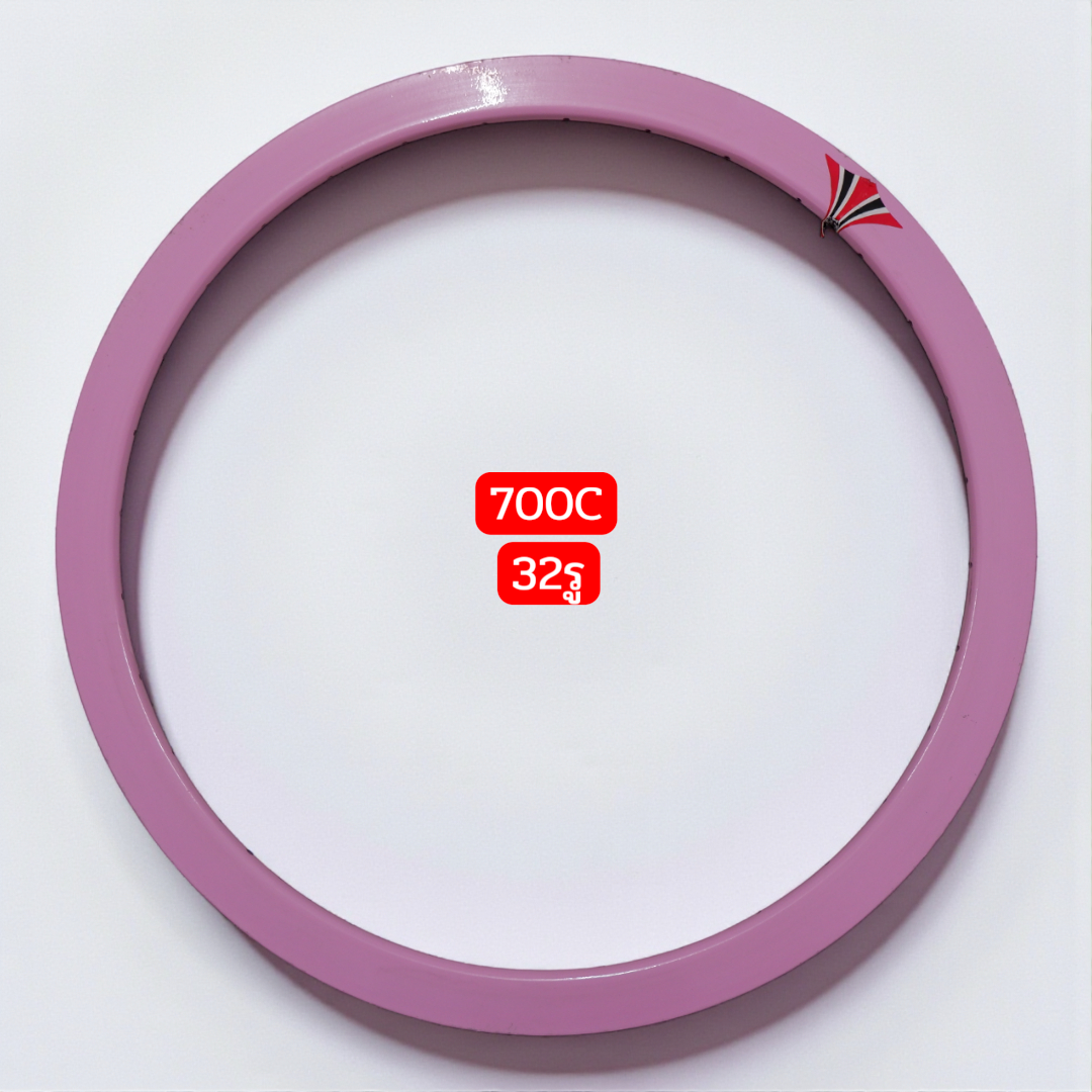 ขอบล้ออลูมิเนียมเปล่า 700C แอโร่สองชั้น 40 มม. 32 รู (Double Wall Alloy Rim – ขอบล้อจักรยานเสือหมอบ fixed gear )