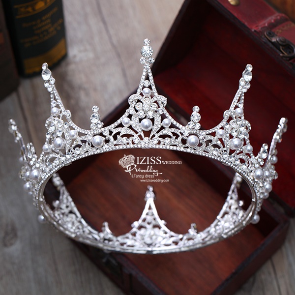 AC031 **รวม10แบบเทียร่าสวยๆ**พรีออเดอร์เทียร่า มงกุฎเพชร ต่างหูและสร้อยคอ ชุดเครื่องประดับเจ้าสาวสวยหรูดุจเจ้าหญิง