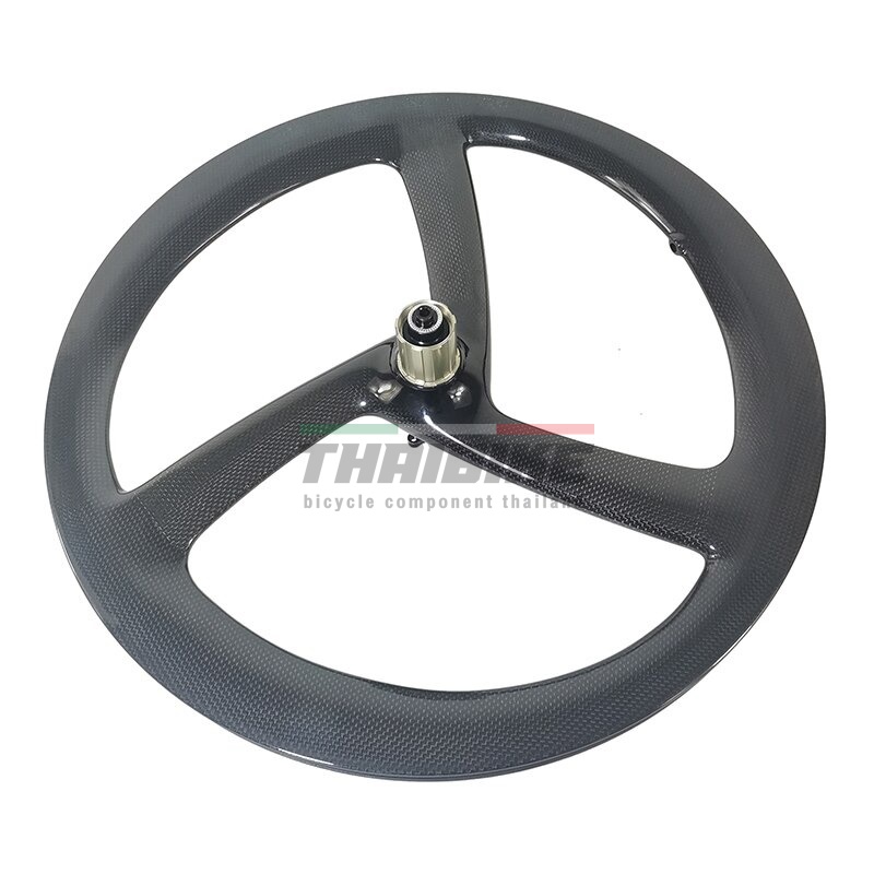 ล้อจักรยานคาร์บอนสามก้านแบบดิสเบรค 20 นิ้ว 451 100/135