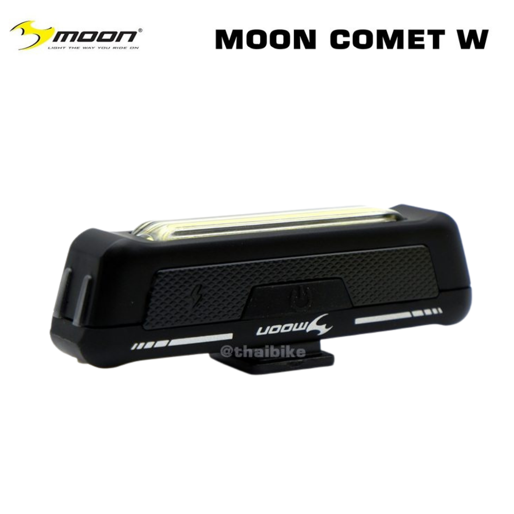 !! แท้ ไฟจักรยาน MOON COMET W usb rechargeable light 100LM ไฟสีขาว