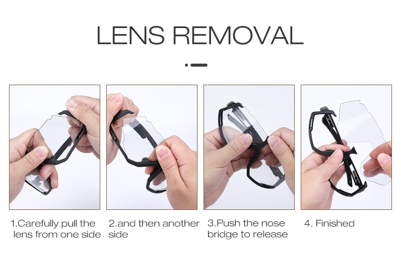 แว่นตาปั่นจักรยานปรับแสงออโต้ GIYO Photochromic Cycling Sunglasses UV400