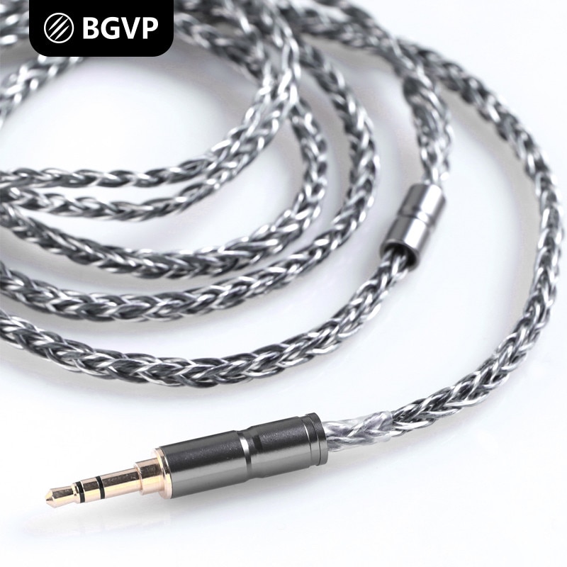 ขาย BGVP 6N mixed สายหูฟัง OCC ชุบเงินถัก สายถัก 8 แกนระดับ 6N