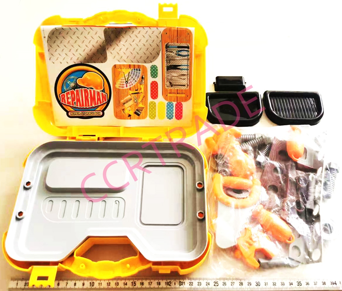 เซ็ทโต๊ะช่าง+อุปกรณ์กระเป๋าหิ้ว 18x23.5 ซม.(งานห้าง)(1x3)