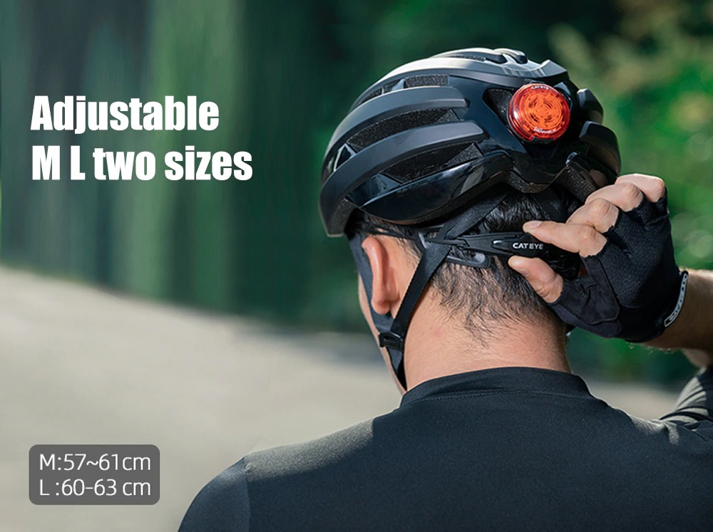 แท้ หมวกกันน็อคจักรยาน เสือหมอบ เสือภูเขา CATEYE Cycling Helmet Detachable Taillight Ultralight