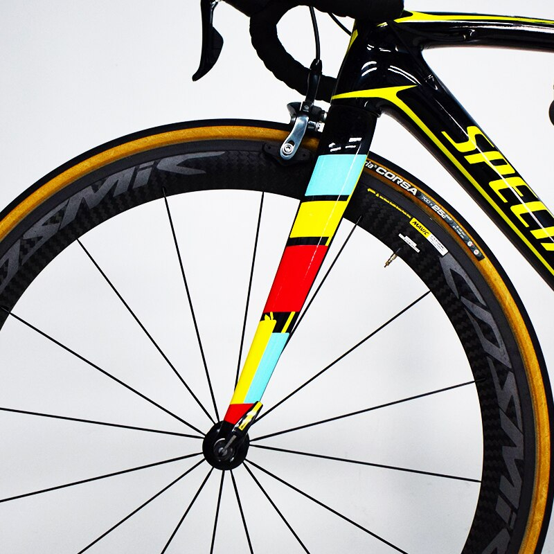 สติกเกอร์ติดเฟรมจักรยาน READU สติกเกอร์ลายทีม 1 ชุด 4 ชิ้น