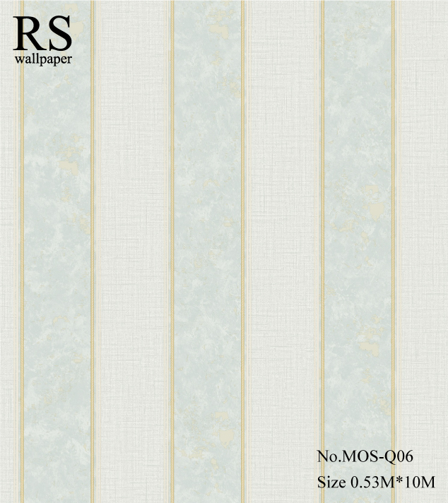 วอลเปเปอร์ลายทางแนวคลาสสิค วินเทจ MOS-Q06