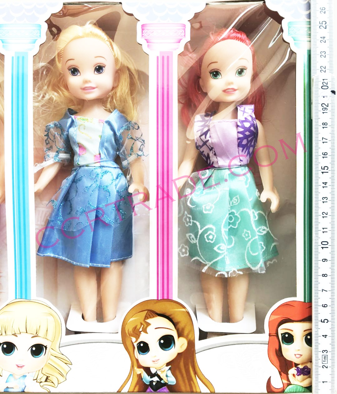 บาร์บี้เจ้าหญิงแสนสวย 6 ชิ้นกล่องจัมโบ้ 64 ซม.(1x3)