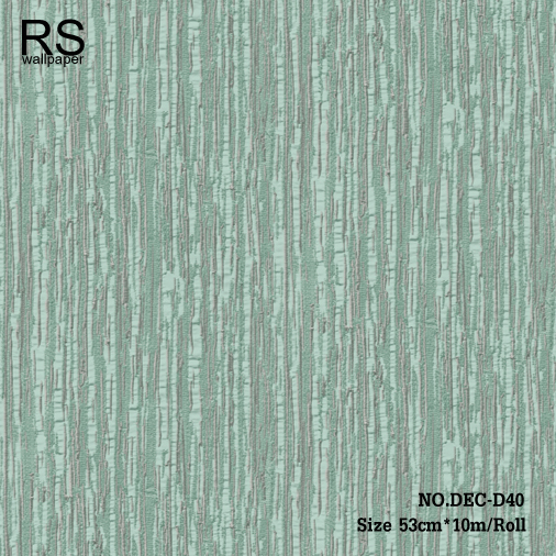 วอลเปเปอร์เทกเจอร์ผ้าไหมทอโทนสีเขียว(มิ้นท์) DEC-D40