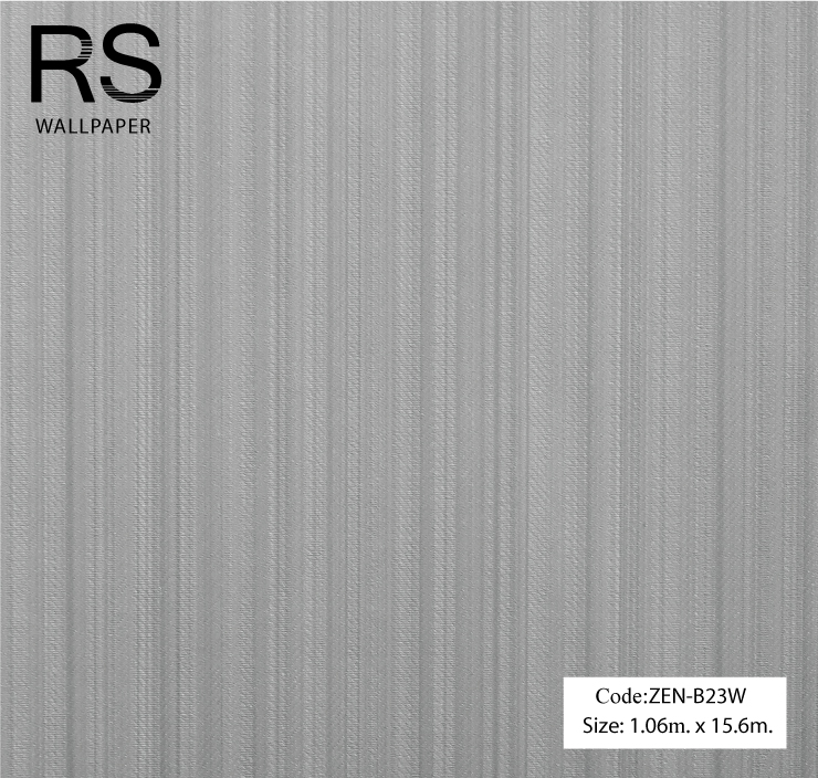 วอลเปเปอร์เทกเจอร์ผ้าเส้นตรงโทนสีน้ำตาลอมเขียว ZEN-B23W