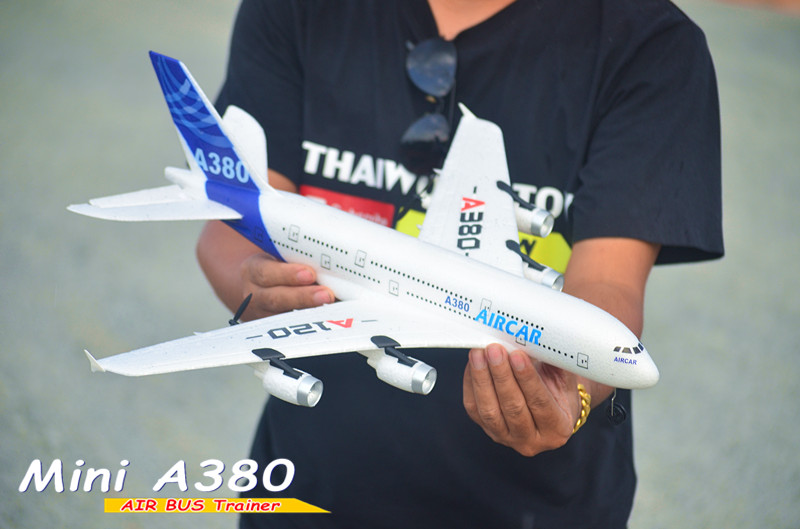 Mini A-380 3Ch 6Gyro เครื่องบินโดยสารบังคับ