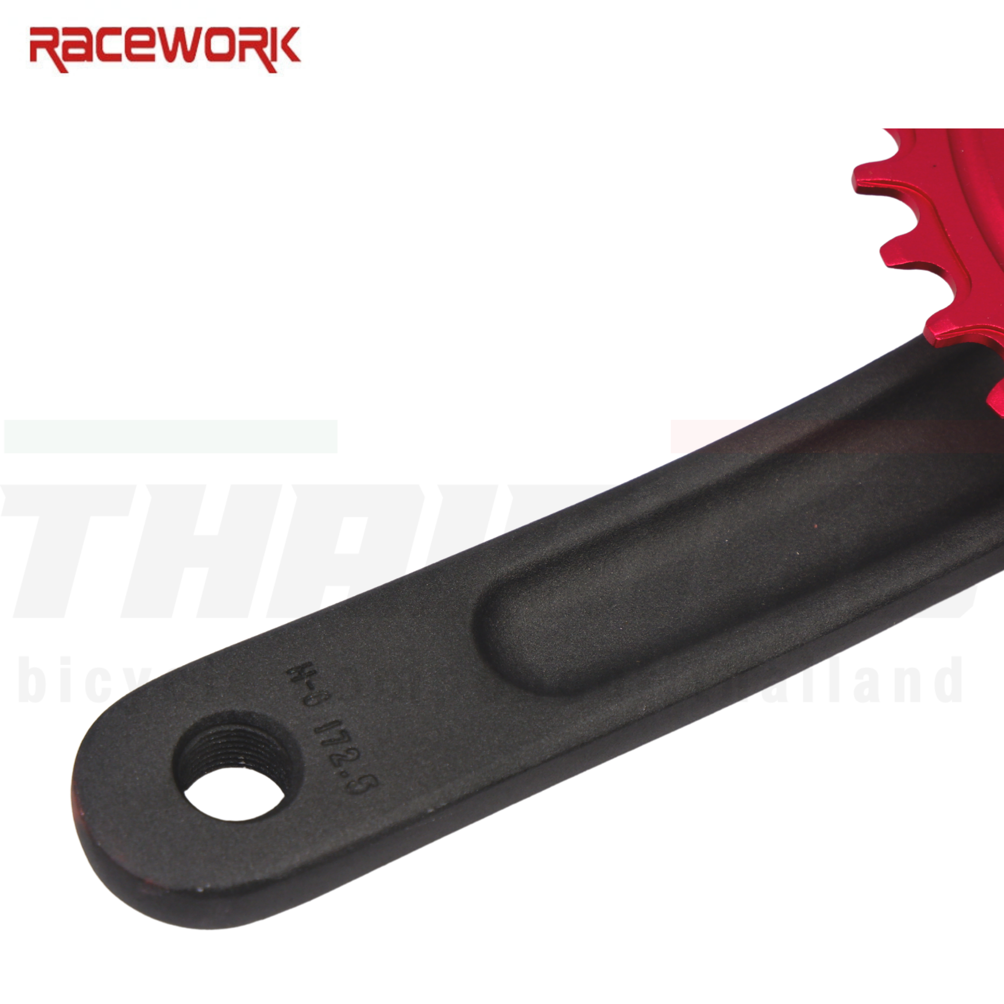 ชุดขาจานจักรยานใบเดียว RACEWORK พร้อมกะโหลก และใบจาน 36T 104BCD