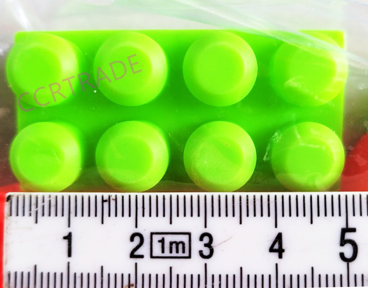 บล็อคตัวต่อสีหวาน มีล้อถุง PVC 25 ซม.(งานห้าง)