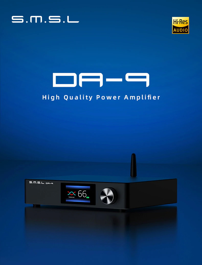 ขาย SMSL DA-9 แอมป์ตั้งโต๊ะระดับ Hi-Res รองรับ Bluetooth5.0 ประกันศูนย์ไทย