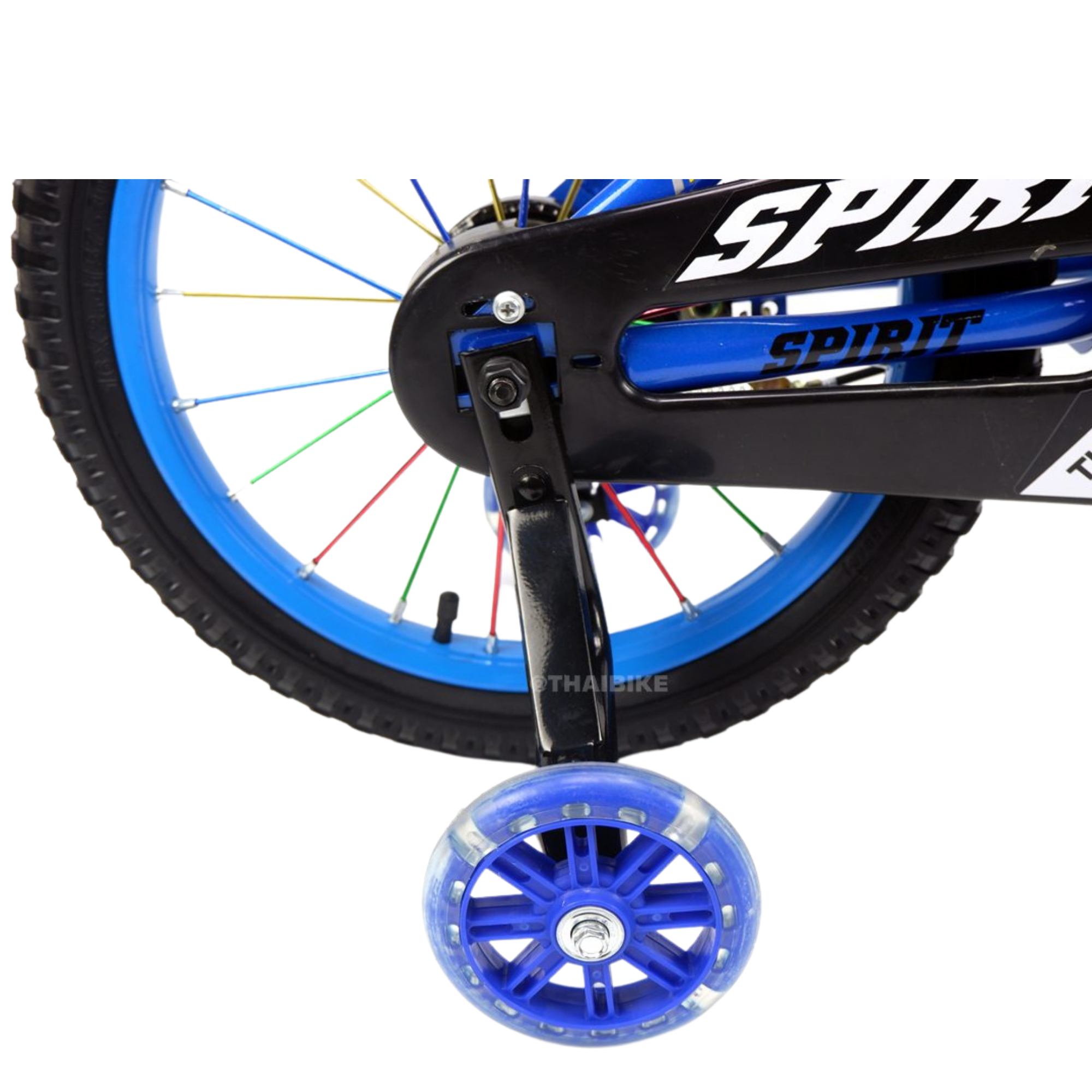 รถจักรยานเด็ก SPIRIT ล้อ 12/16 มีล้อเสริมข้าง มีไฟ บังโซ่ ราคาสุดคุ้ม รถเด็ก