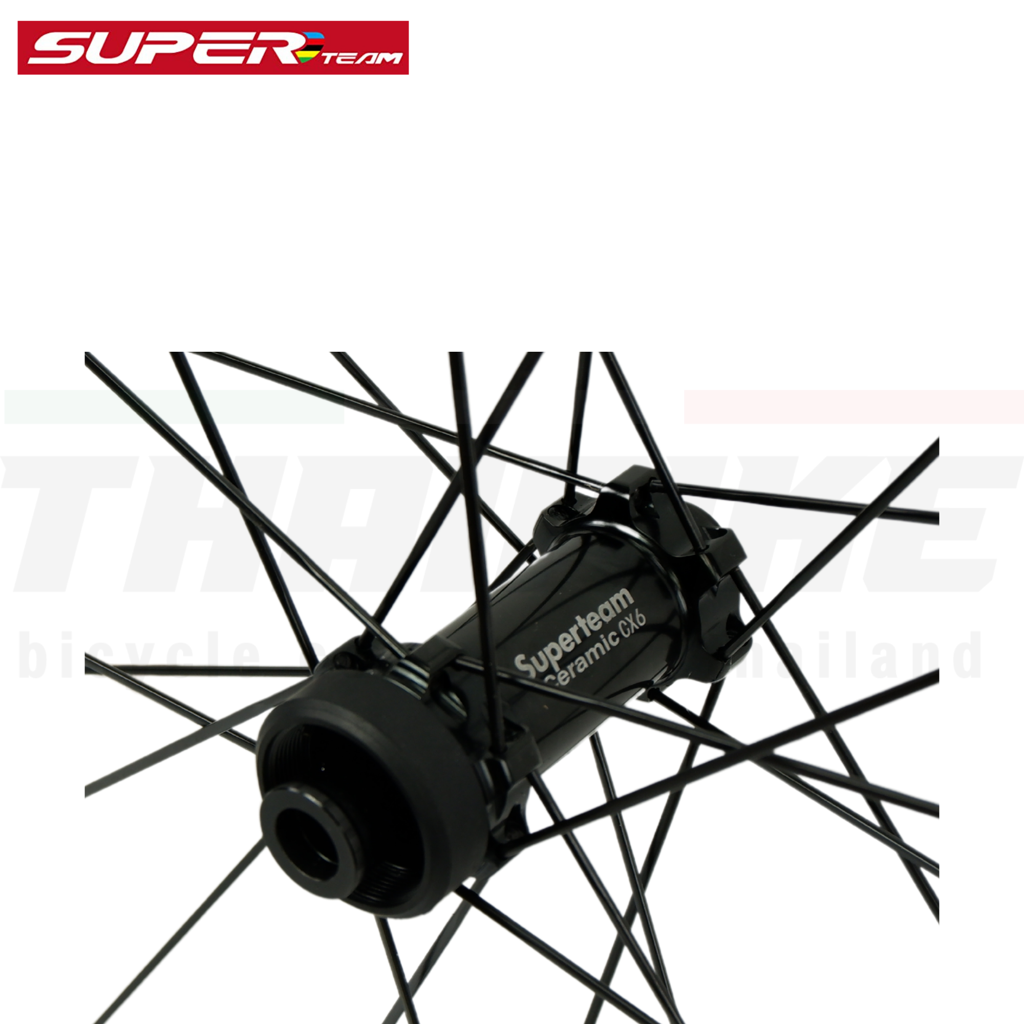 สีพิเศษ ดิสเบรค ล้อจักรยานเสือหมอบคาร์บอน SUPERTEAM CURVE PRO DISK ดิสก์เบรค ขอบ 50/50