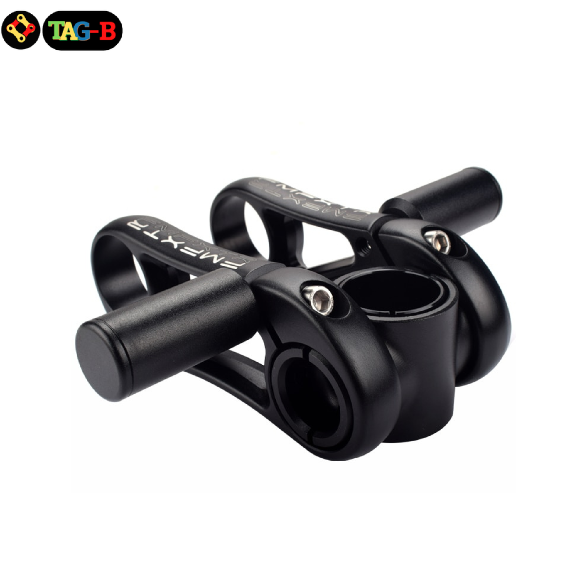 สเต็มจักรยานปรับระดับ 360 องศา ยี่ห้อ FMFอลูมิเนียม 31.8 รุ่นมีที่ยึดไฟ