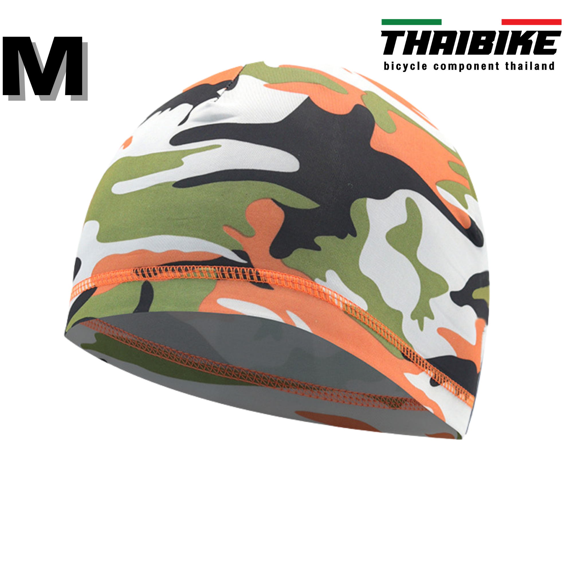 ผ้าคลุมหัวกันเหงื่อ ปั่นจักรยาน ออกกำลังกาย ขี่มอเตอร์ไซต์ ผ้ารองหมวกกันน็อค THAIBIKE