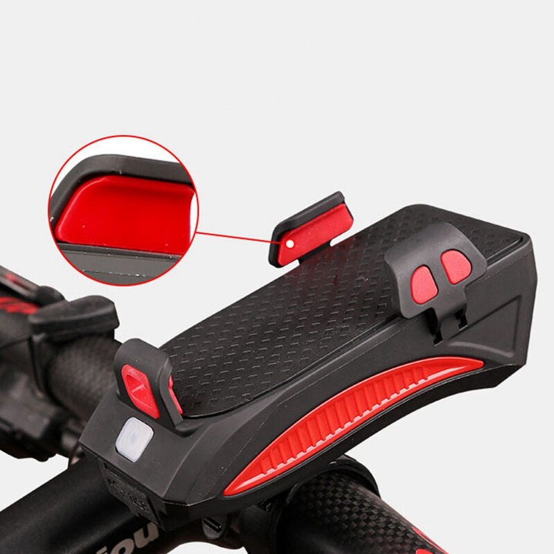 ไฟหน้า+ยึดมือถือ+powerbank+usb+แตร THAIBIKE ติดจักรยาน