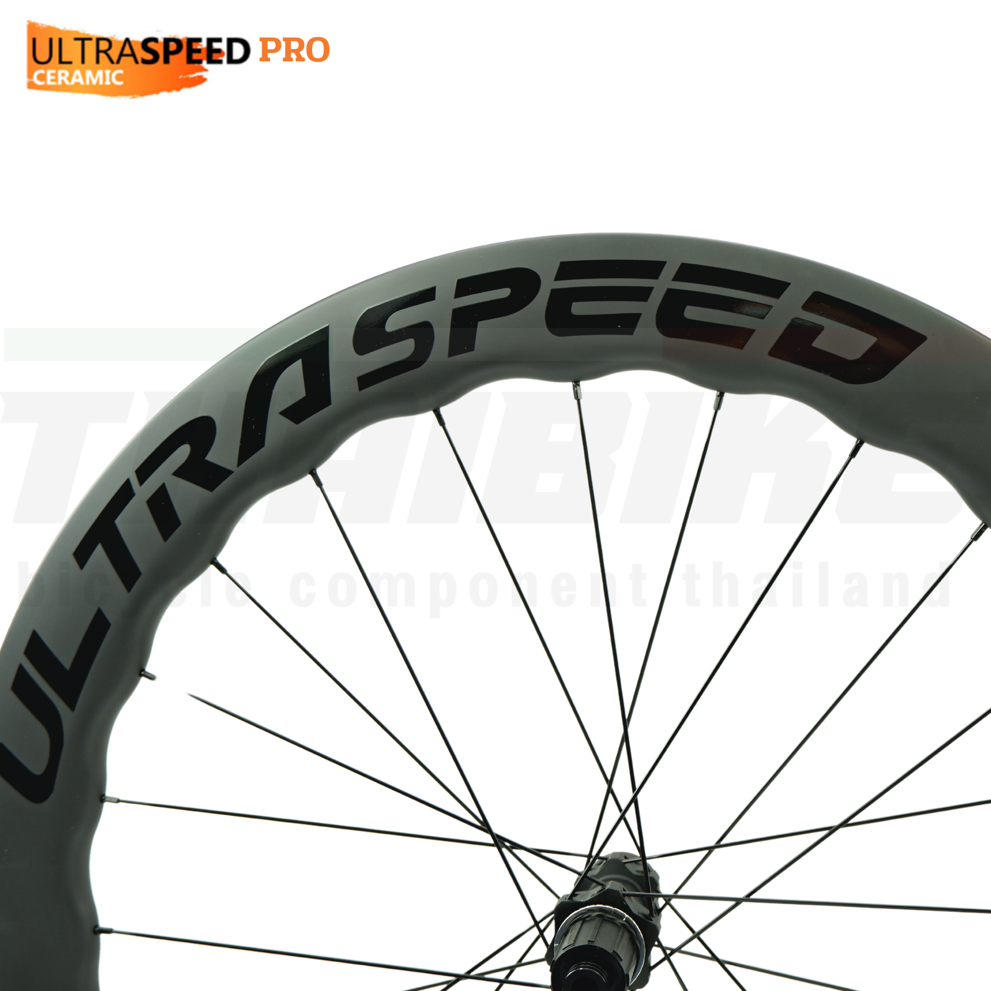 ล้อจักรยานเสือหมอบคาร์บอน Ultraspeed Pro ริมเบรค ดิสก์เบรค ขอบ 50/50 60/60 60/80