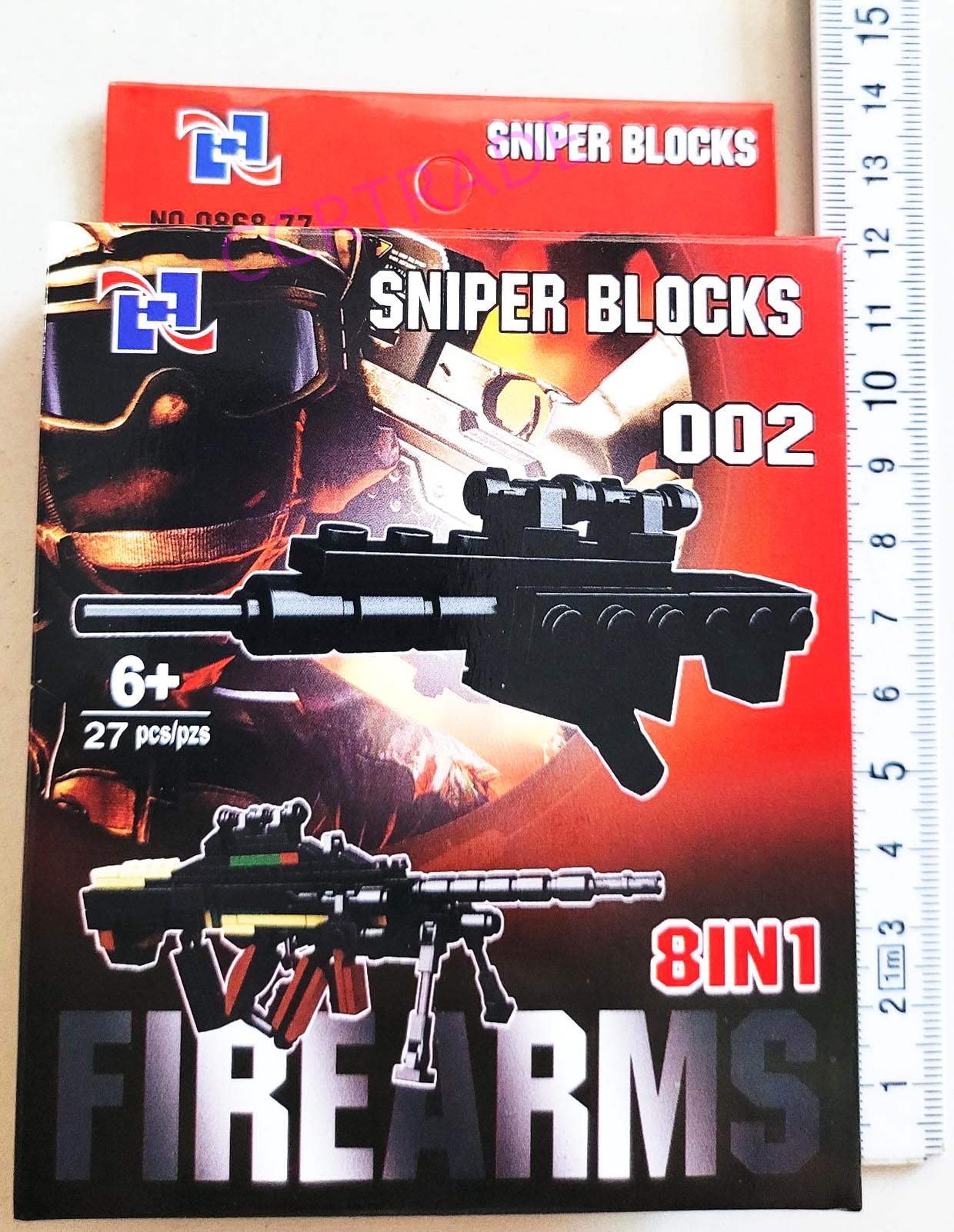 เลโก้ปืนสไนเปอร์ 8 แบบกล่องใหญ่ 9.5x13.5 ซม.