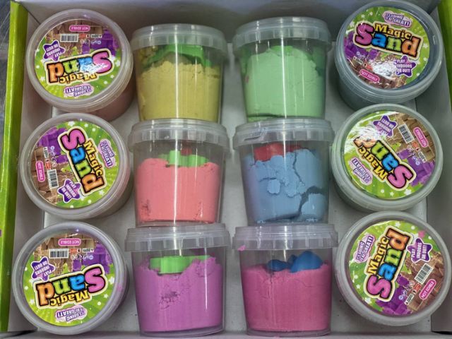 ทรายสายไหม ทรายสไลม์ ทรายยืดได้👍👍 ปลอดสารพิษ‼️ พร้อมส่งจากไทย