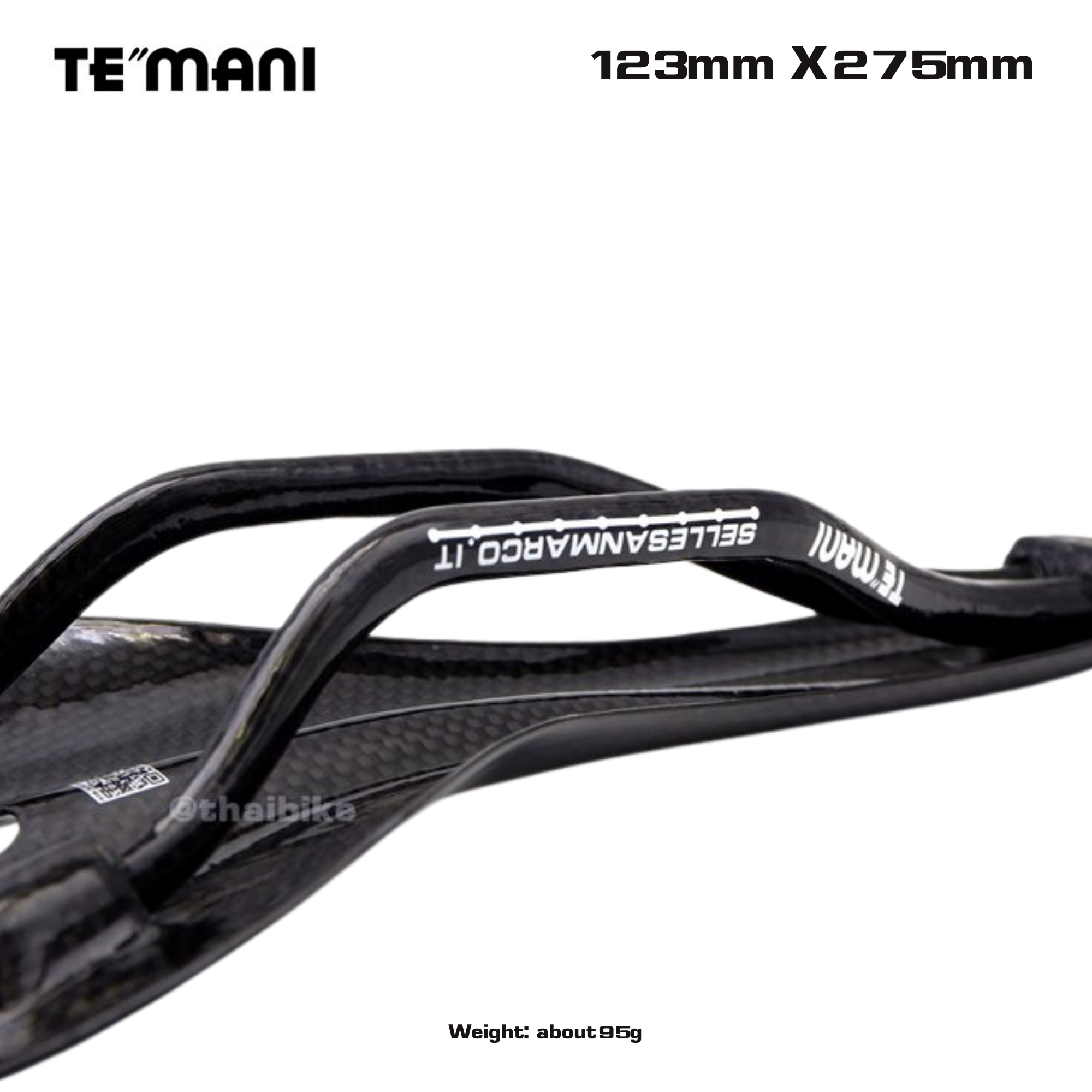 อานจักรยานเสือหมอบ น้ำหนักเบา ฟูลคาร์บอน TEMANI