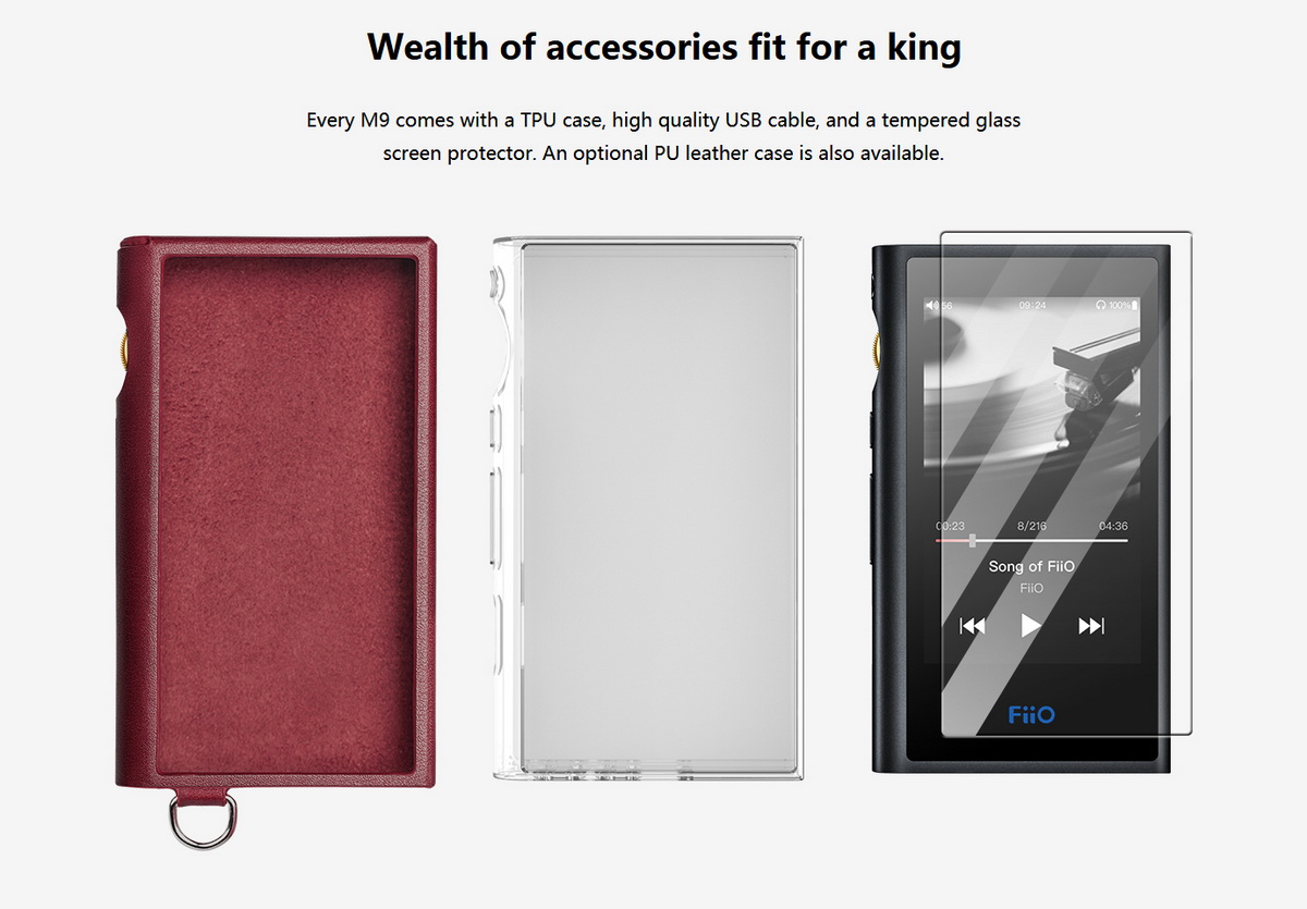 ขาย FiiO M9 DAP ชิป AKM AK4490EN x2 ตัว รองรับ Hi-Res , Bluetooth 4.2 , Native DSD , LDAC