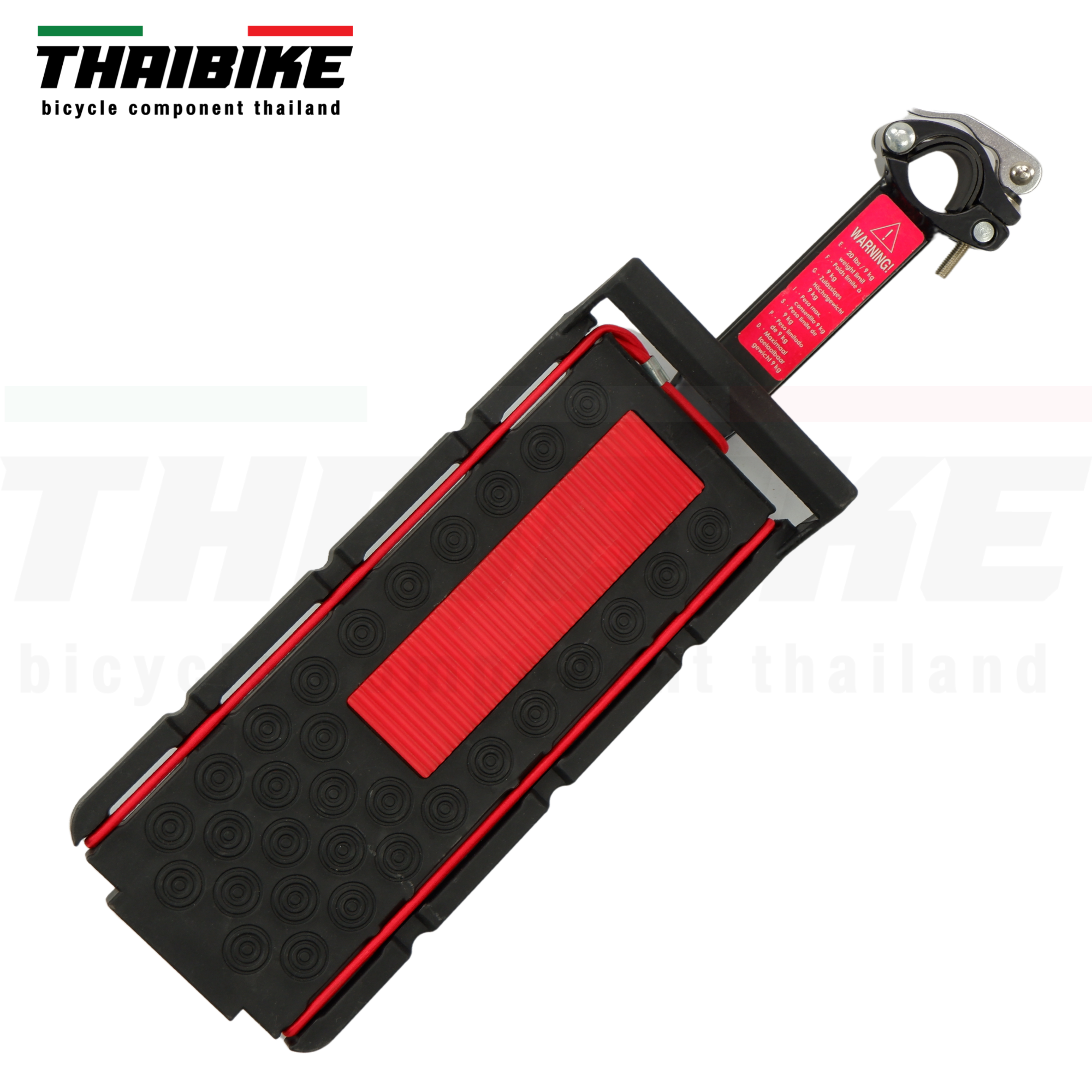 ตะแกรงหลังจักรยานปลดเร็ว TB02 พร้อมบังโคลนในตัว