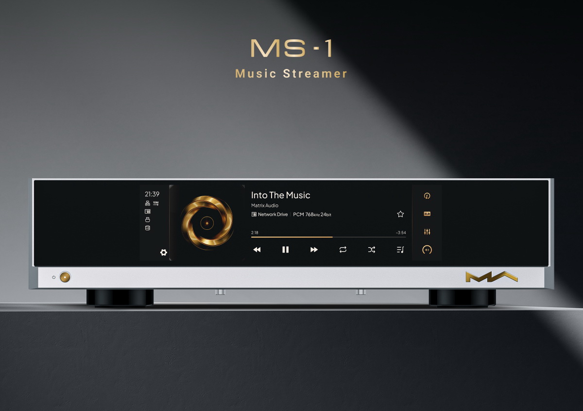 [PreOrder] Matrix Audio MS-1 เครื่องเล่นเพลง Music Streamer ชิป DAC/AMP AK4191 x2+AK4499 ประกันศูนย์ไทย