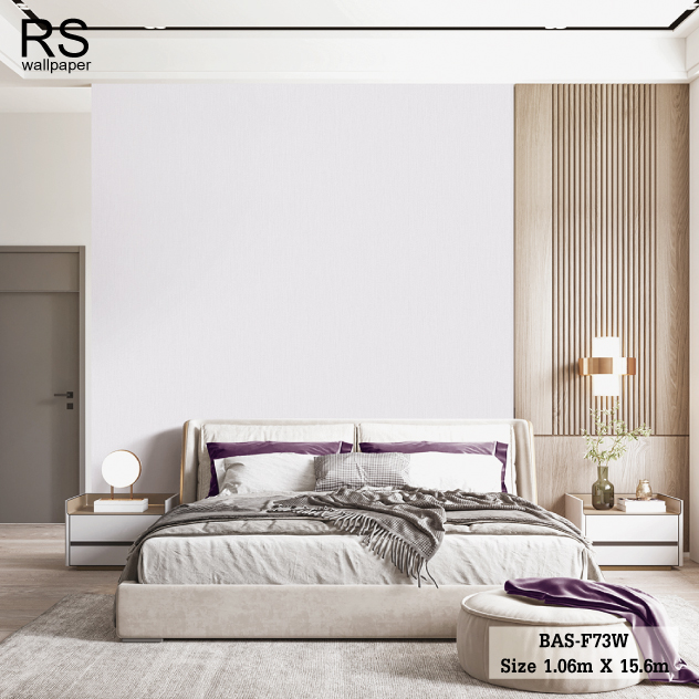 วอลเปเปอร์ สีม่วงอ่อน BAS-F73W
