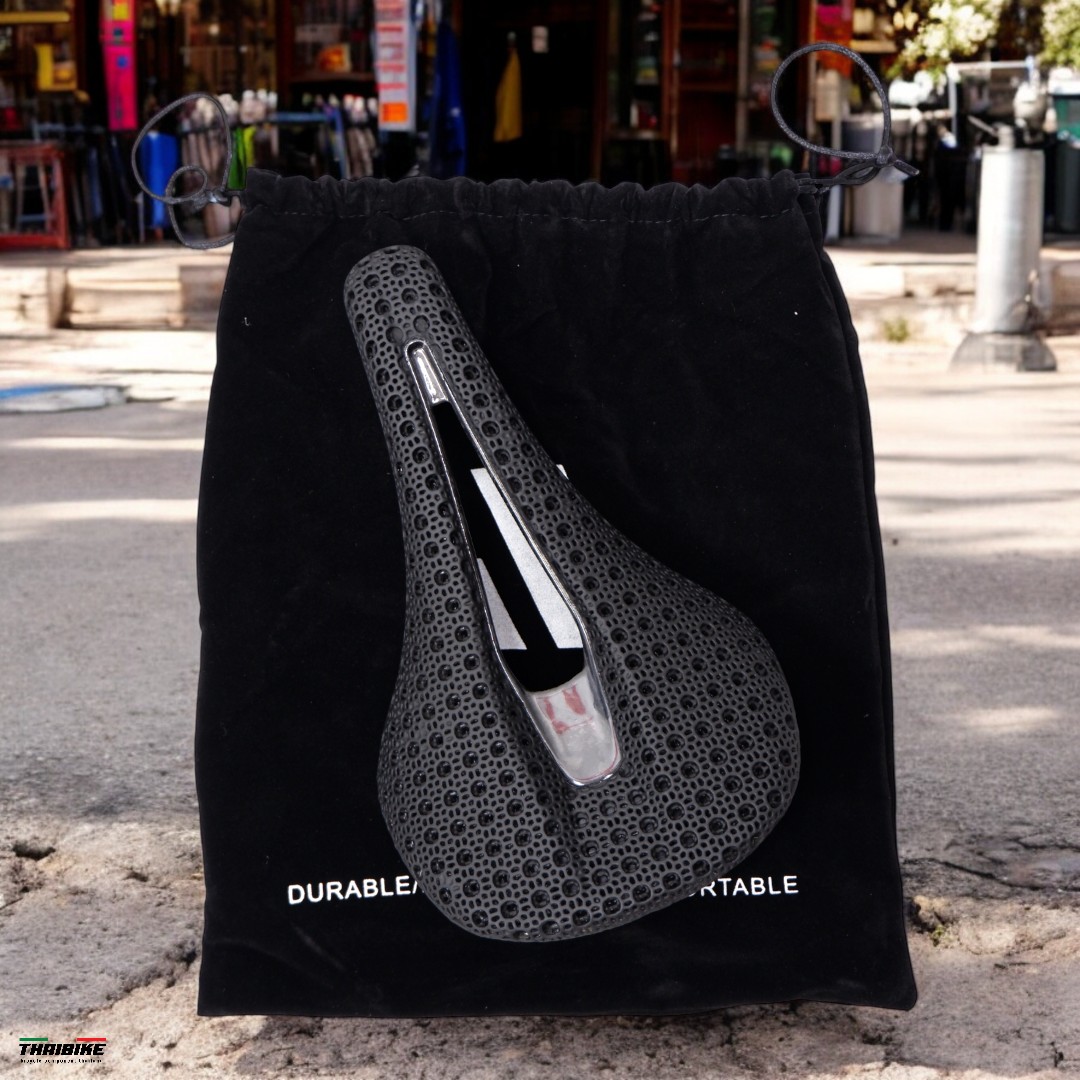 RPanatani SL8 อานจักรยาน 3D Printed Short‑Nose 143 มม. รางคาร์บอน พื้นคาร์บอน 167กรัม