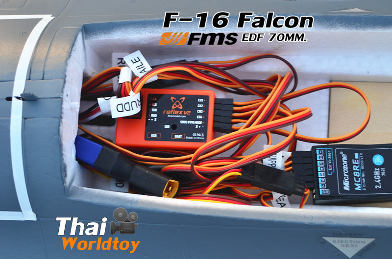 F-16 Fighting Falcon 70MM. FMS+พับล้อ