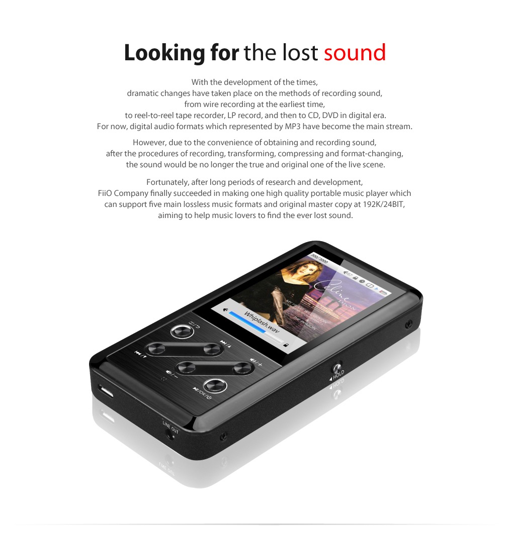ขายFiiO X3 สุดยอดDAP+ Music Player ระดับเทพรองรับ ไฟล์Lossless มากที่สุด ใช้Wolfson WM8740 + ภาคแอมป์ของ E17 รองรับไฟล์สูงถึง 192k/24b