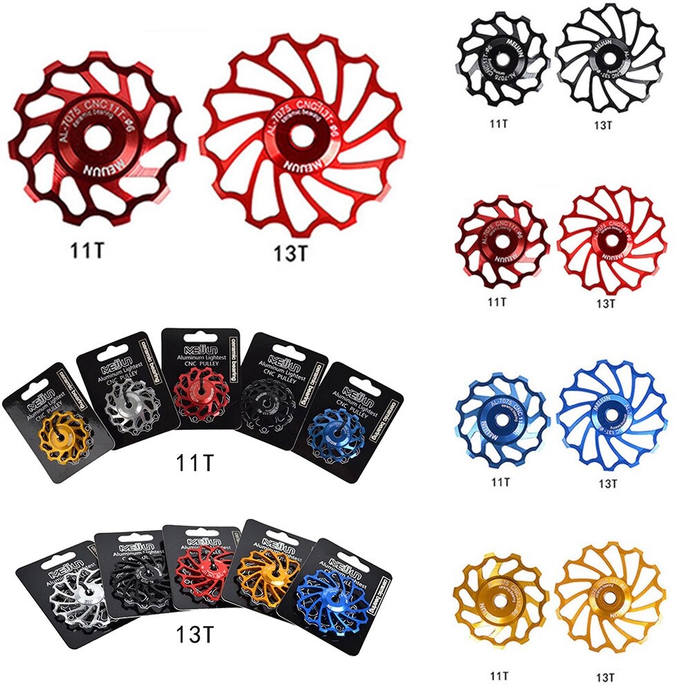 ลูกกลิ้งตีนผีจักรยาน MEIJUN BEARING CERAMIC เซรามิค 11/13T