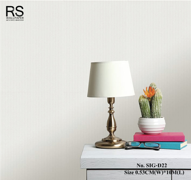 วอลเปเปอร์ สีขาวครีมลายครีบปลา No.SIG-D22