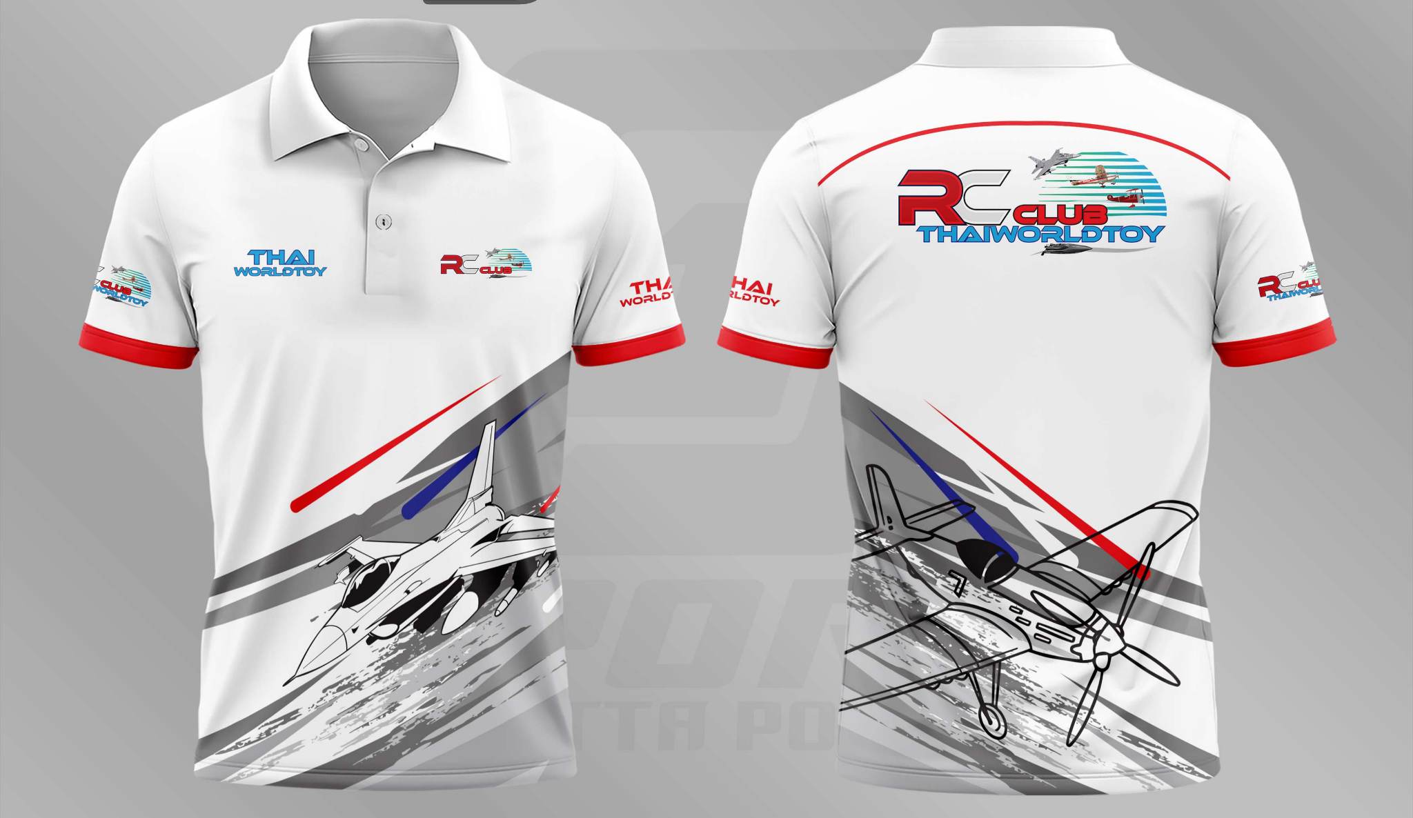 THAIWORLDTOY SHIRT (เสื้อกีฬาเครื่องบินบังคับ)
