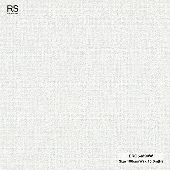 วอลเปเปอร์สีเทาอ่อนอมขาว ERO5-M90W